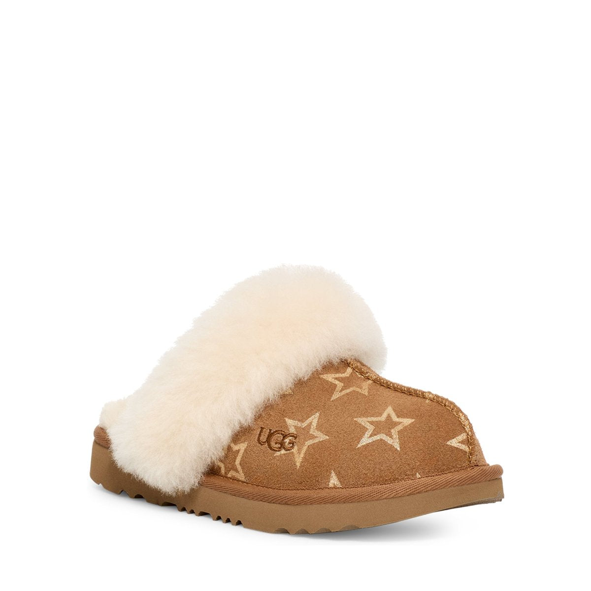 Kids Ugg Cozy II Iridescent Stars Sneakerology