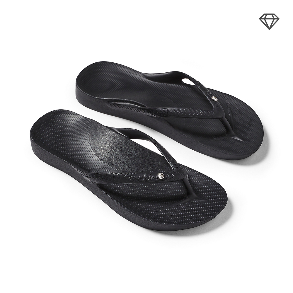 Archies Arch Support Crystal Flip Flops