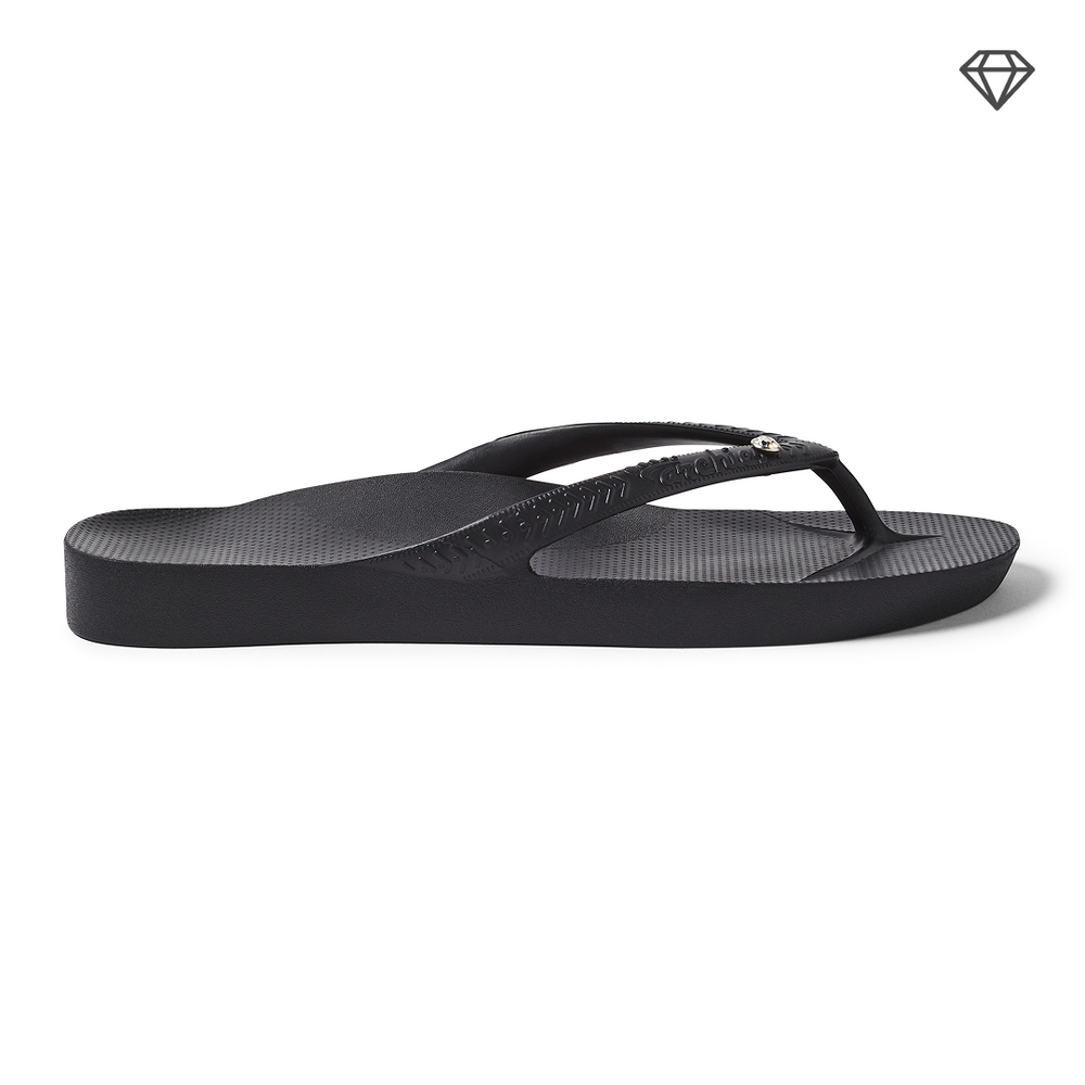 Archies Arch Support Crystal Flip Flops