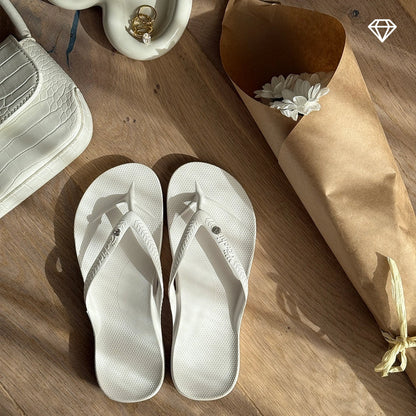 Archies Arch Support Crystal Flip Flops